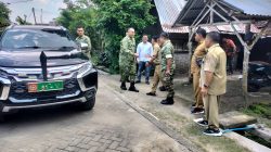 Dandim 0805/Ngawi Sambut Danrem 081/DSJ Tinjau Groundbreaking Jembatan Perintis Garuda di Puhti