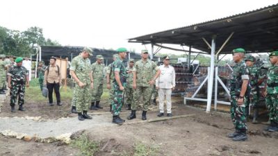 Bupati Tulungagung Sambut Kunjungan Kerja Wakil Panglima TNI di Yonif TP 886/Panjalu Jayati