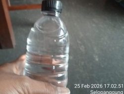 Minuman Keras Jenis Arak di Selopanggung, Kecamatan Semen menggeliat Luput Dari Pantauan