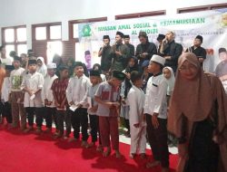 Wujudkan Keadilan Sosial, Yayasan Al Ghoibi Santuni Puluhan Anak Yatim di Penghujung Ramadhan