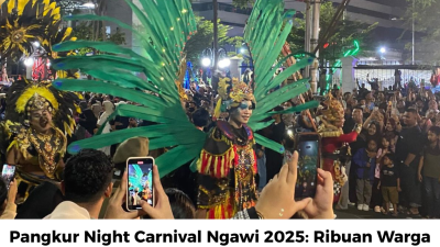 Pangkur Night Carnival Ngawi 2025: Ribuan Warga Memadati, Polres Tegaskan Pengamanan Tertib