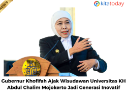 Gubernur Khofifah Ajak Wisudawan Universitas KH Abdul Chalim Mojokerto Jadi Generasi Inovatif