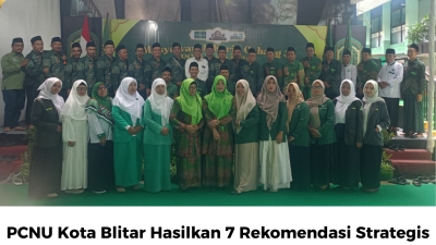 PCNU Kota Blitar Hasilkan 7 Rekomendasi Strategis pada Muskercab III, Fokus Pendidikan dan Sosial