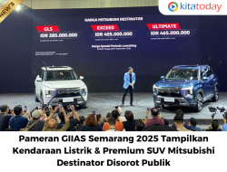 Pameran GIIAS Semarang 2025 Tampilkan Kendaraan Listrik & Premium SUV Mitsubishi Destinator Disorot Publik