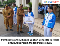 Pemkot Malang Akhirnya Cairkan Bonus Rp 18 Miliar untuk Atlet Peraih Medali Porprov 2025